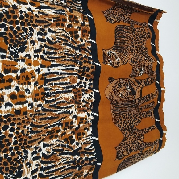 {J.K.S. designs} Tiger Print Sleeveless Duster - Picture 10 of 12